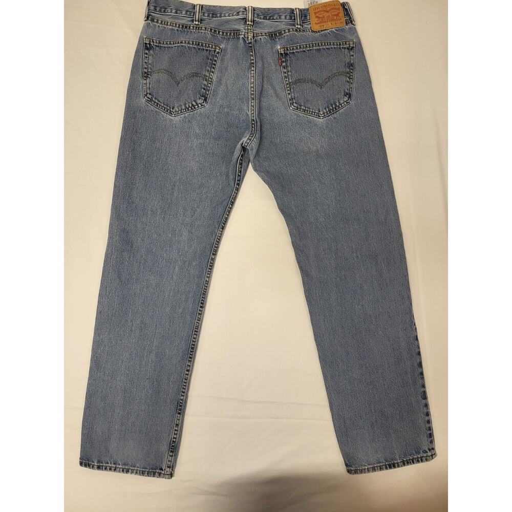 Levis 550 40x32 Relaxed Fit Jeans Light Wash Y2K Baggy Denim